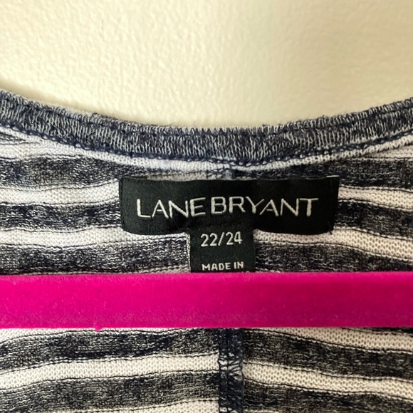 Lane Bryant Blue & White Tank, Size 22/24 - Picture 3 of 6